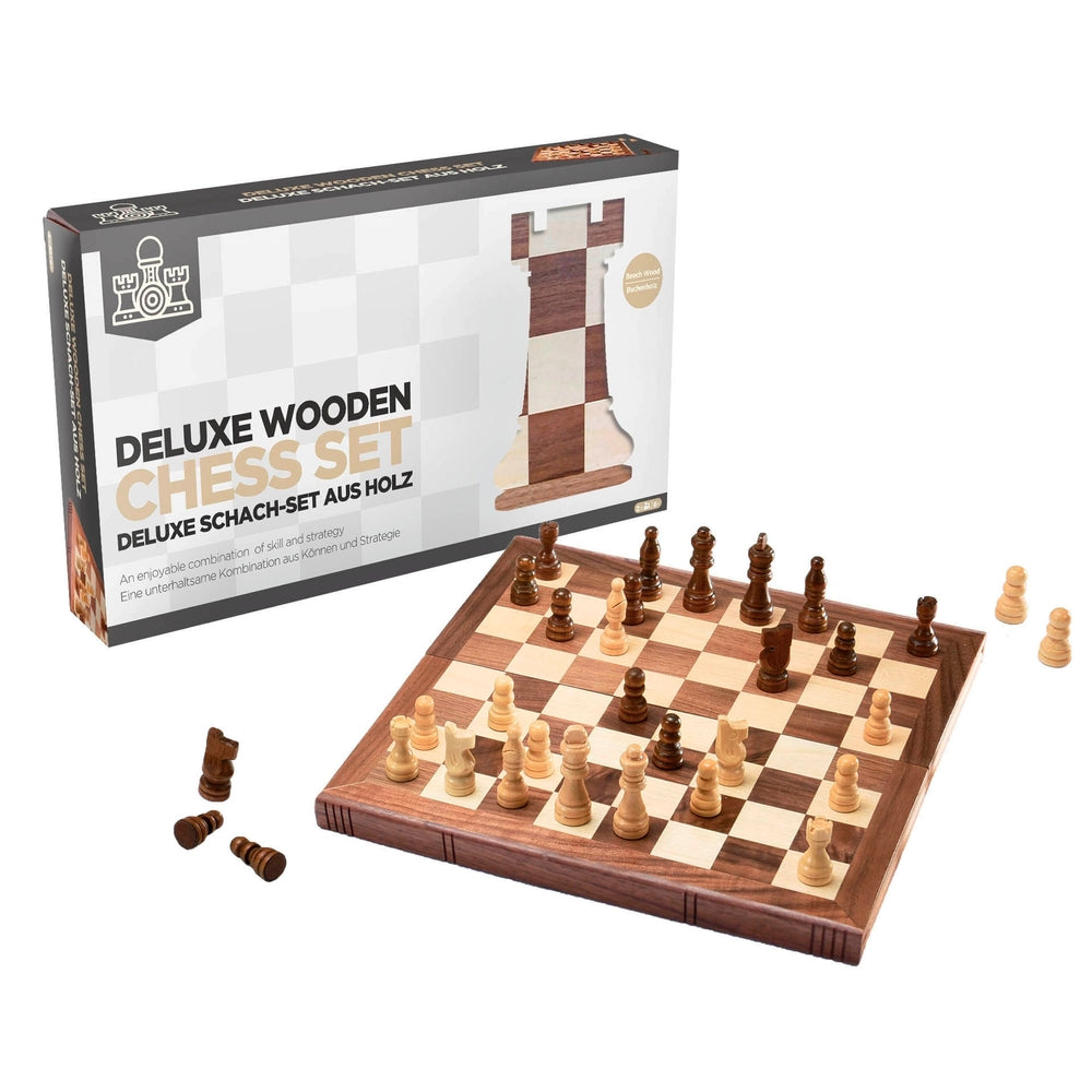 Wooden Chess Deluxe Set