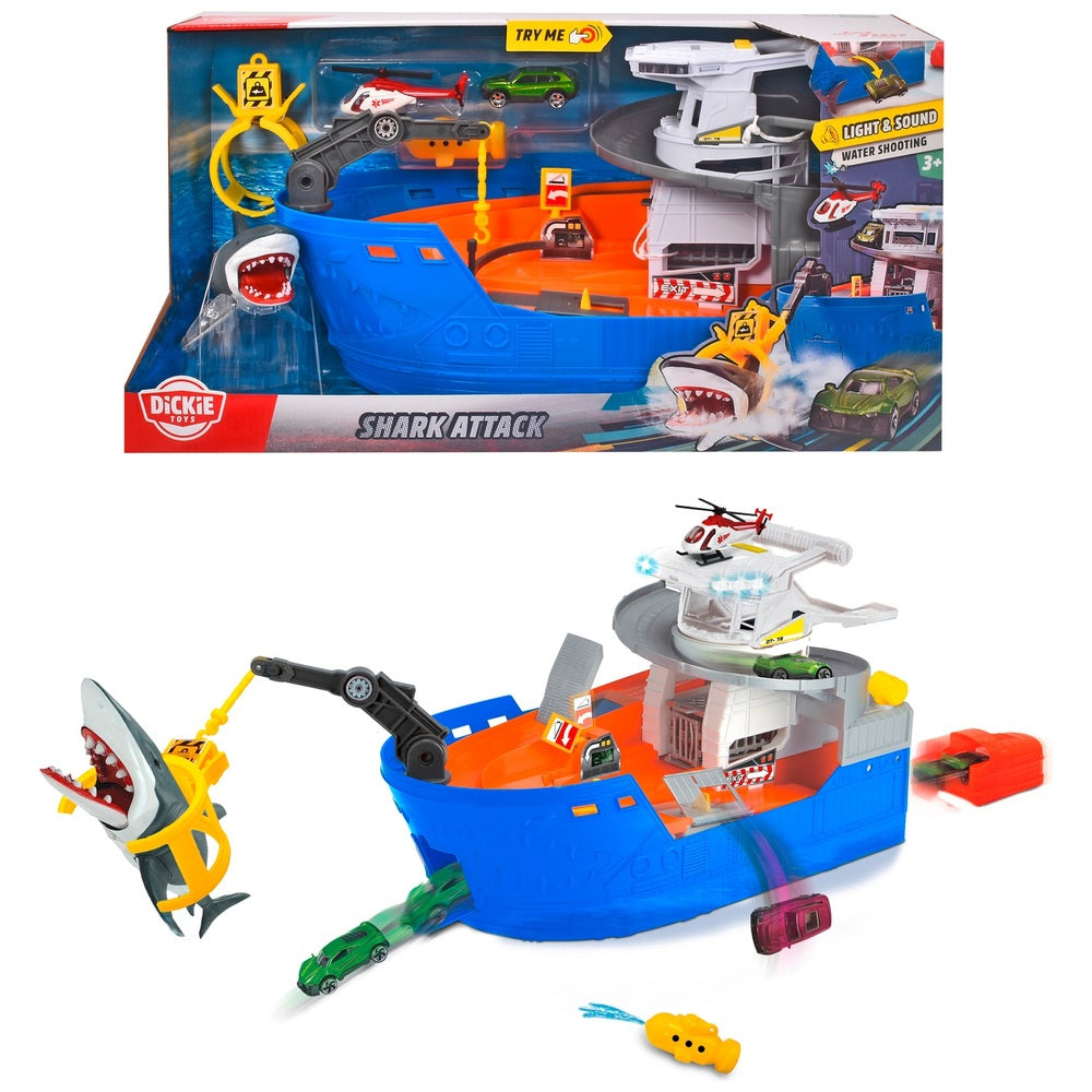 Light And Sound Shark Attack Boat Playset