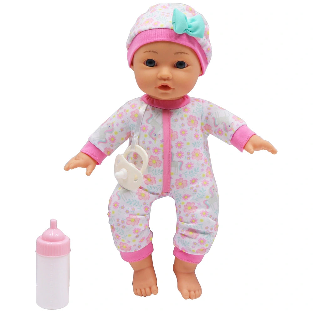 Baby Doll Maggie With Bottle And Dummy Assortment 24Cm