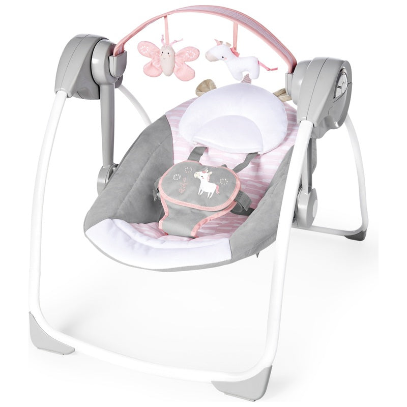 Ingenuity Comfort 2 Go Portable Baby Swing - Flora