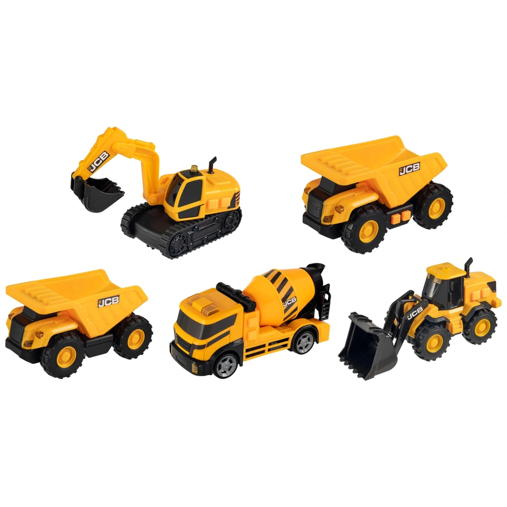 Teamsterz Jcb Construction Team Vehicles 5 Pack