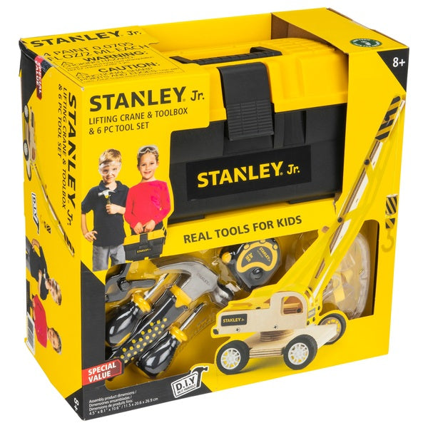 Stanley Jr. Crane & Toolbox Set