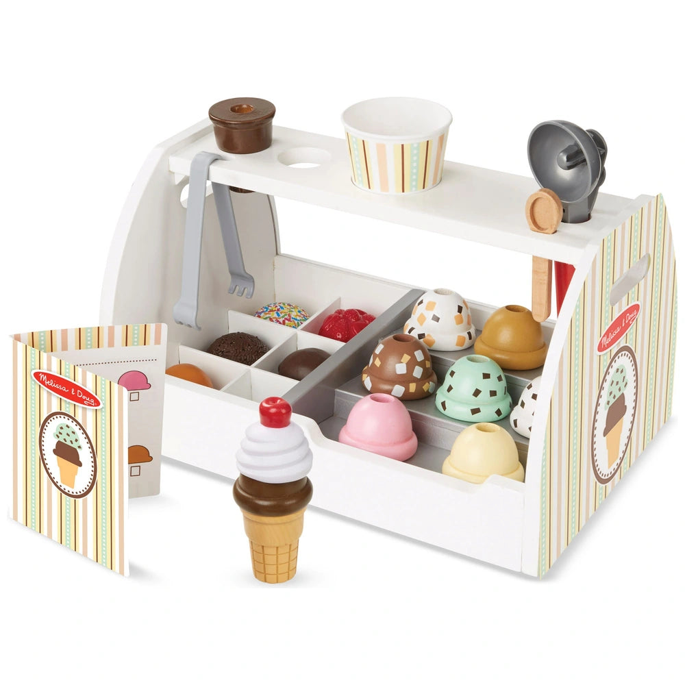 Melissa & Doug Wooden Ice Cream Counter
