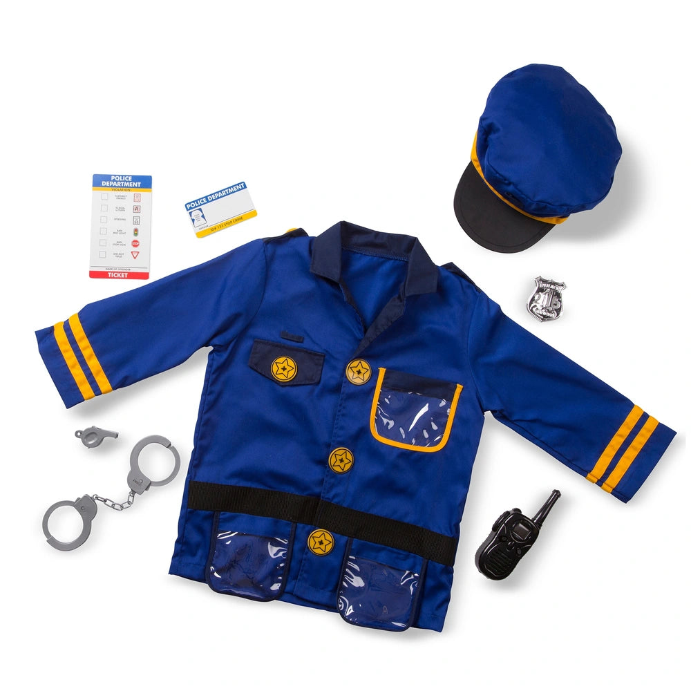 Melissa & Doug Costume Police Officer Dress-Up Set