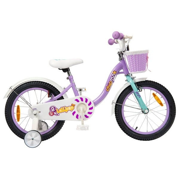 16 Inch Chipmunk Lollipop Purple Bike