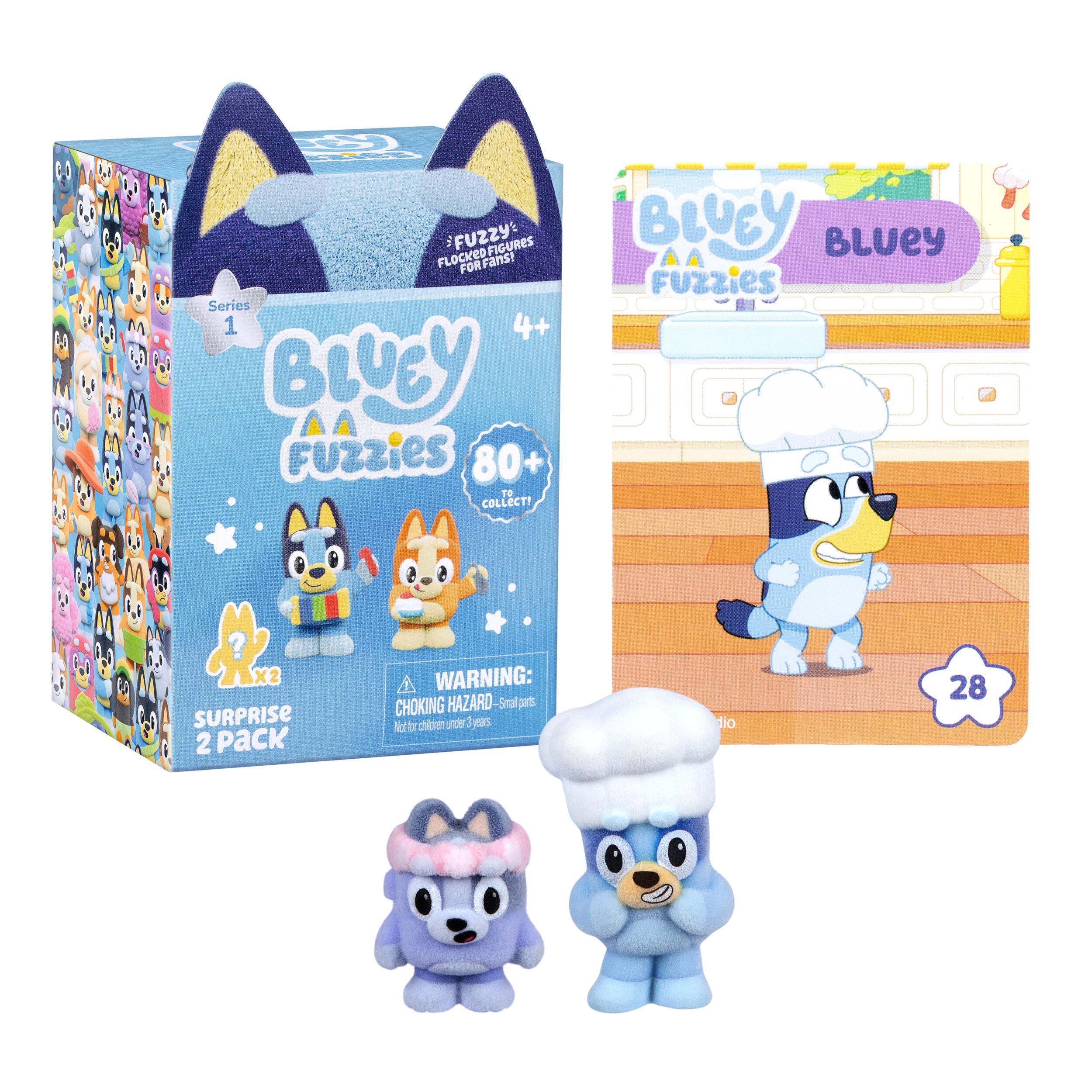 Bluey Fuzzies Surprise 2 Pack Assortment