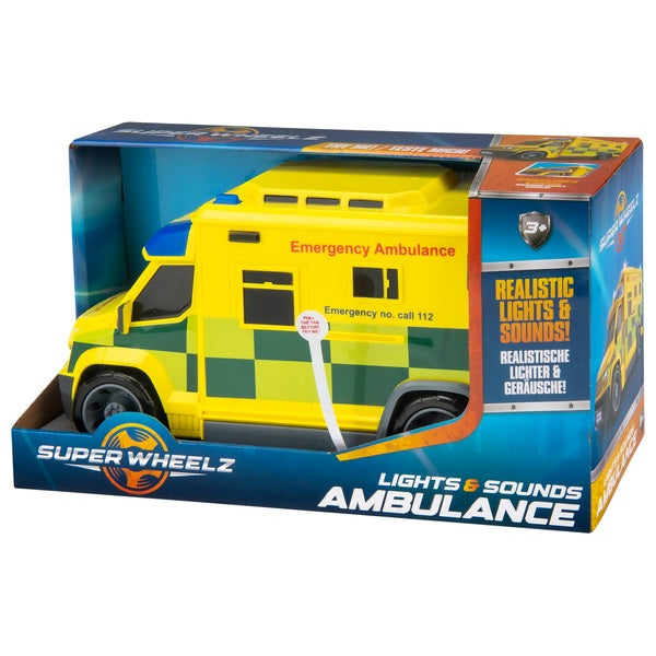 Super Wheelz Light And Sound Ambulance