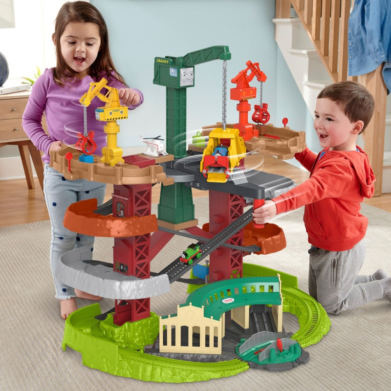 Thomas & Friends Fisher-Price Trains & Cranes Super Tower Track Set