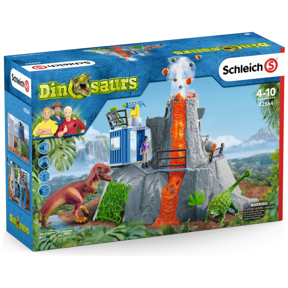 Schleich Dinosaurs Volcano Expedition Base Camp 42564