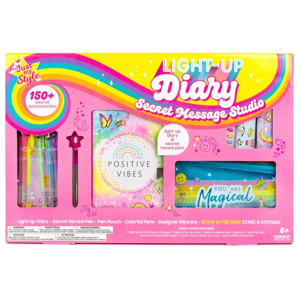 Just My Style Secret Reveal Light Up Diary Studio