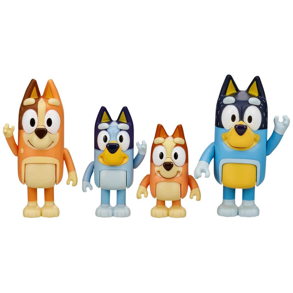Bluey 4 Pack - Bluey & Family