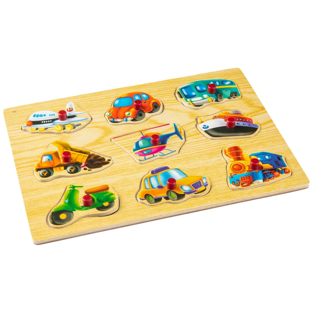 Colourful Wooden Puzzle Transport