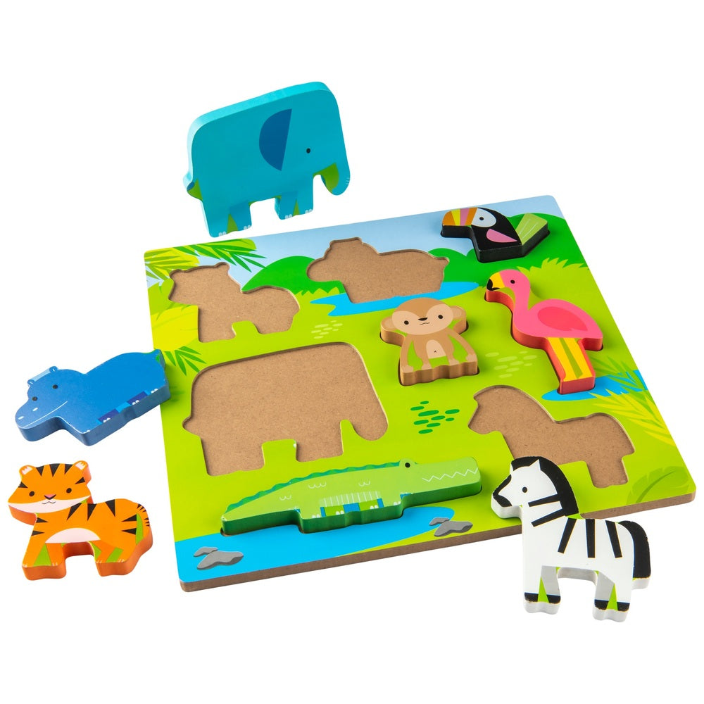 Chunky Wooden Puzzle Safari