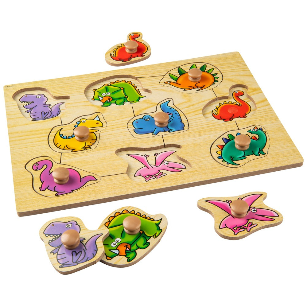 Easy Grab Wooden Puzzle Dinosaur