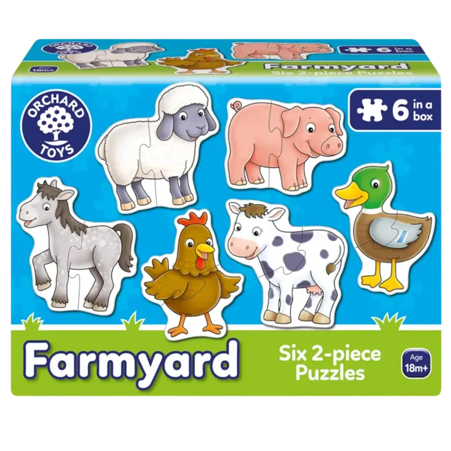Orchard Toys Farmyard 2 Piece Jigsaw