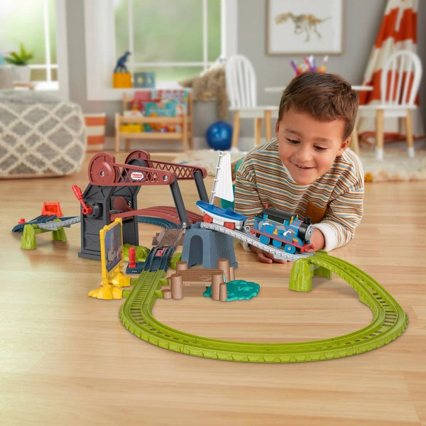 Thomas & Friends Bridge Lift Thomas & Skiff Track Playset