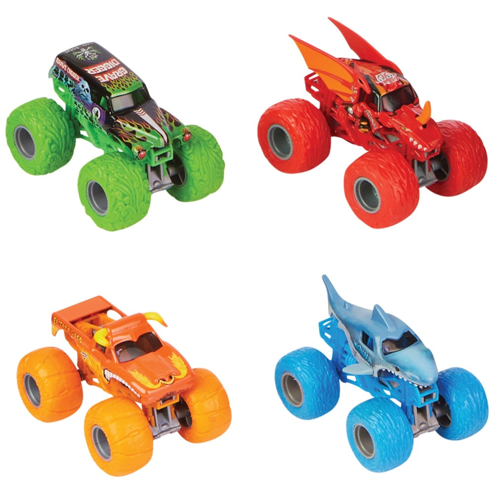 Monster Jam 1:64 4 Pack Tough Treads