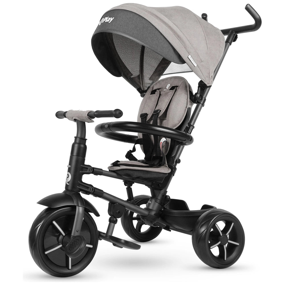 Q Play Rito Star Folding Trike Grey