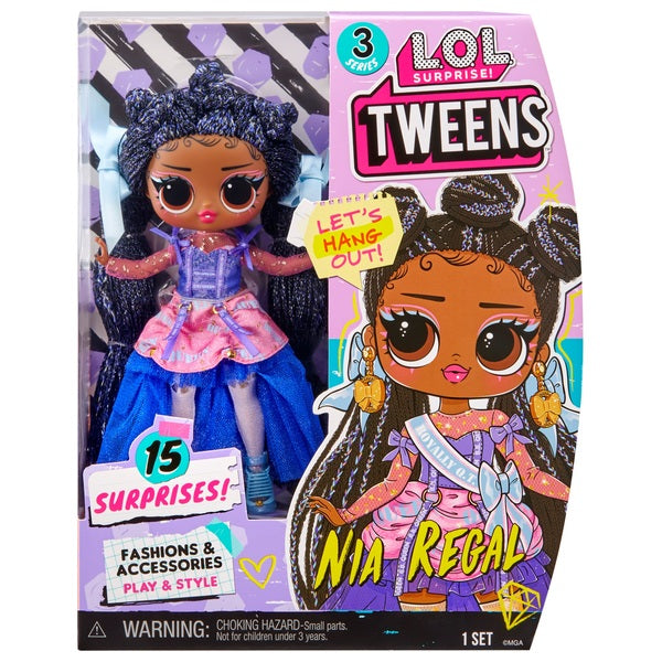L.o.l. Surprise! Tween Series 3 Fashion Doll Nia Regal With 15 Surprises