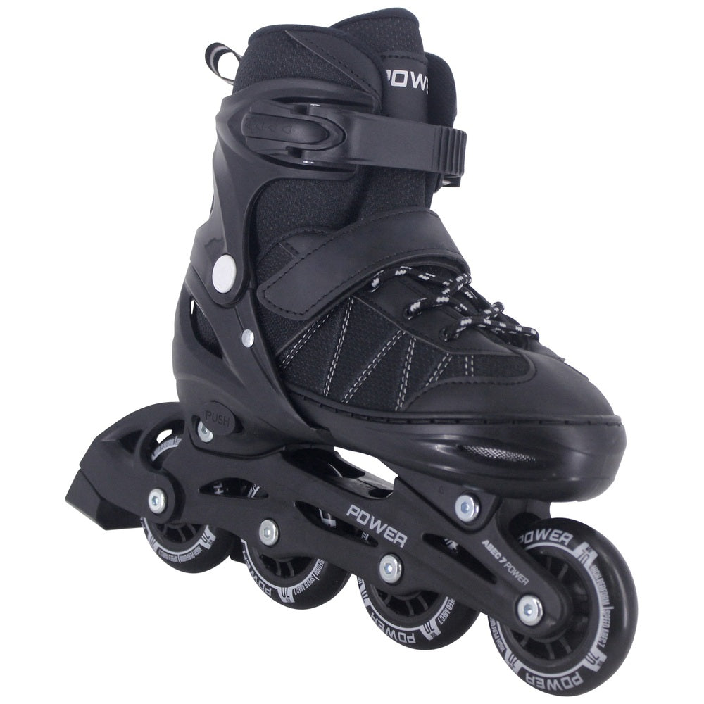 Adjustable Inline Skates Black Uk Size 2 β 4