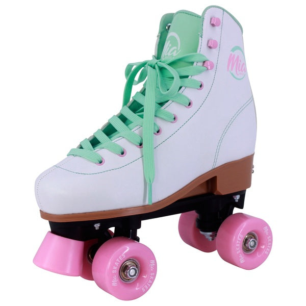 Mia Retro Roller Skates White Uk Size 3 - 5