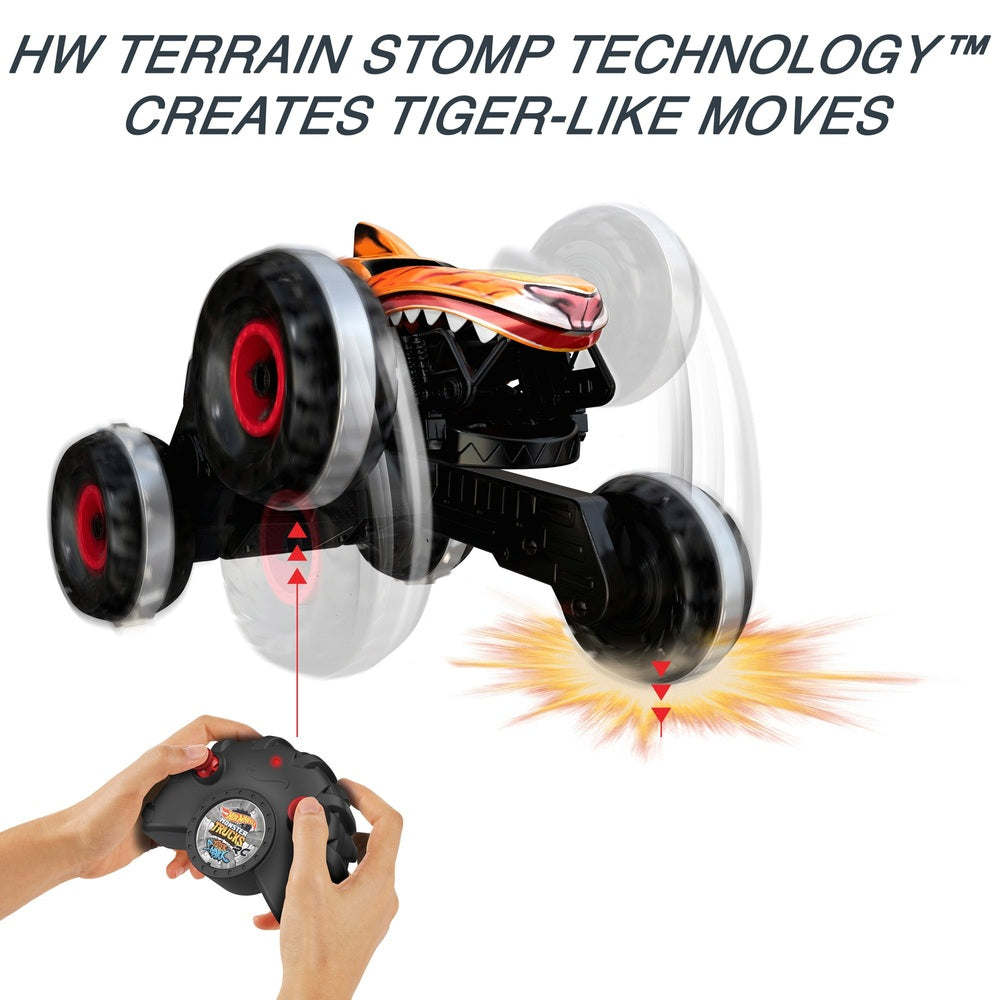 Hot Wheels Monster Truck Remote Control Unstoppable Tiger Shark