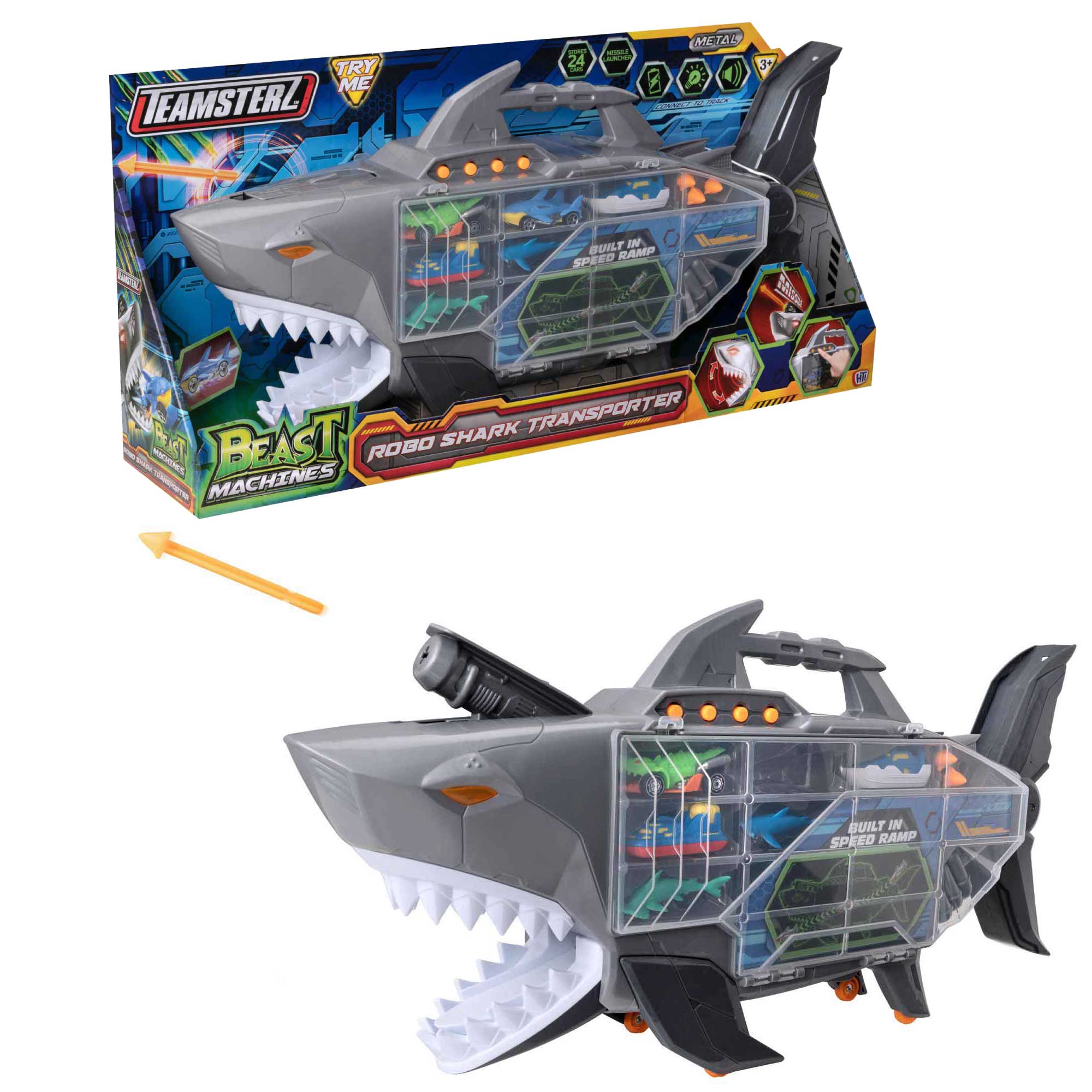 Teamsterz Robo Shark Transporter