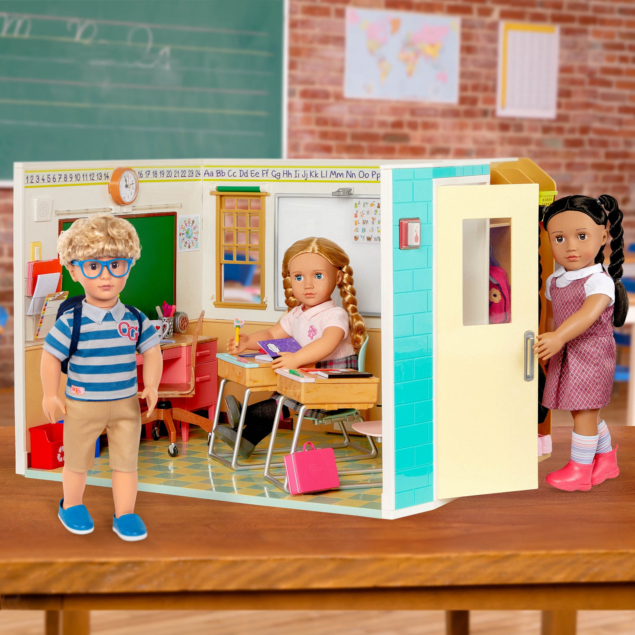 Our Generation Awesome Academy Schoolroom Playset For 18-Inch Dolls