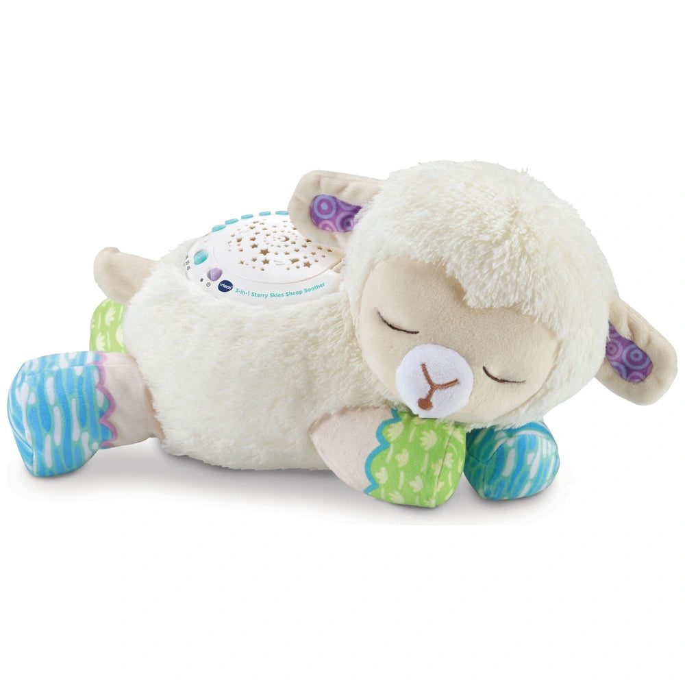 Vtech 3-In-1 Starry Skies Sheep Soother Star Projector And Night Light