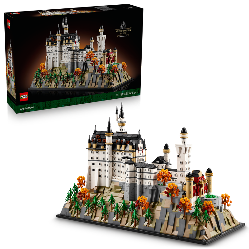 Lego® Architecture Neuschwanstein Castle Collectible Model Kit For Adults 21063