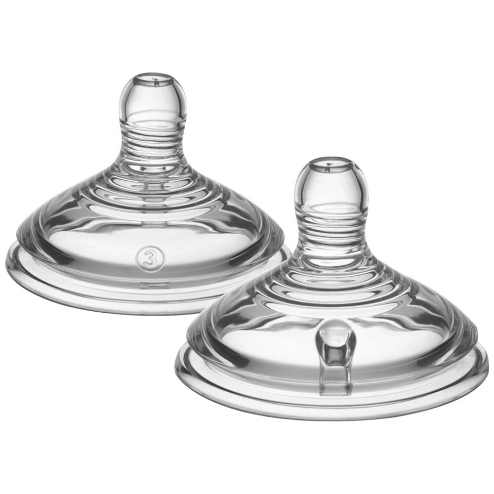 Tommee Tippee Closer To Nature Baby Bottle Teats 2 Pack