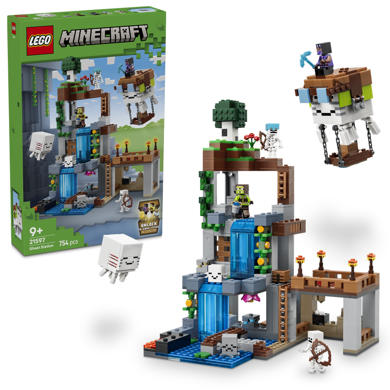 Lego Minecraft Ghast Station Building Toy 21597