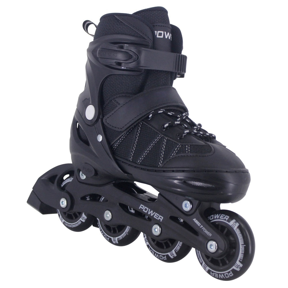 Adjustable Inline Skates Black Uk Size 5 β 7