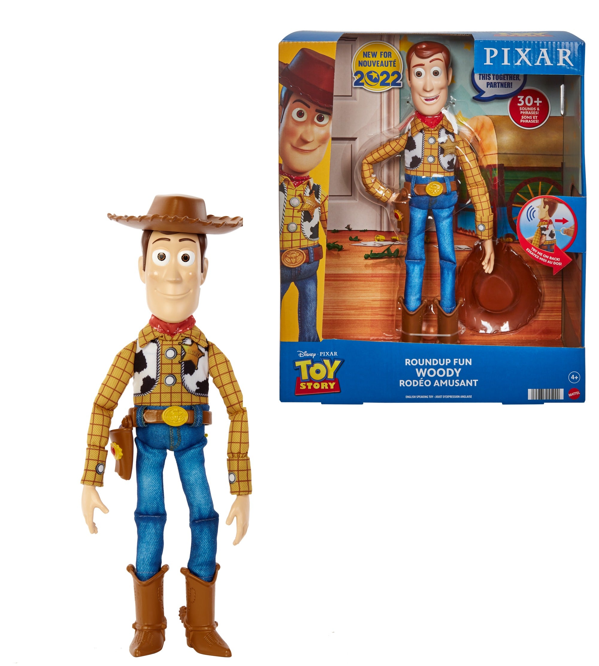 Disney And Pixar Toy Story Woody Talking Toy, 20 Phrases Of Roundup Fun