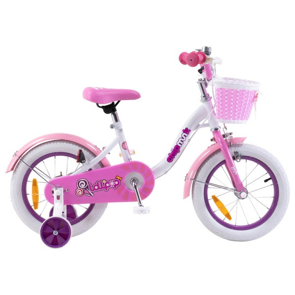 14 Inch Chipmunk Lollipop Bike White/Pink