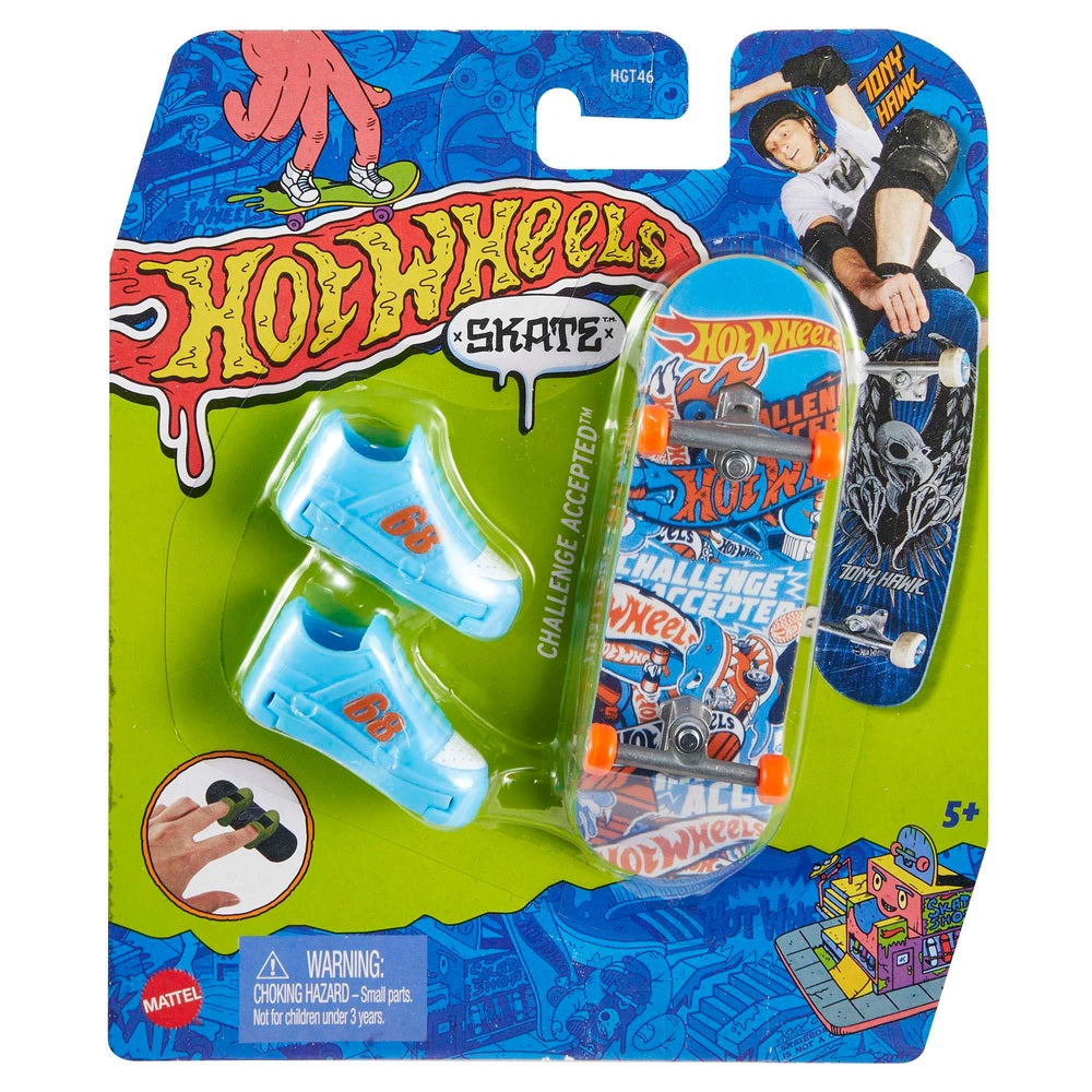 Hot Wheels Skate Tony Hawk Fingerboard & Skate Shoes Pack Assortment