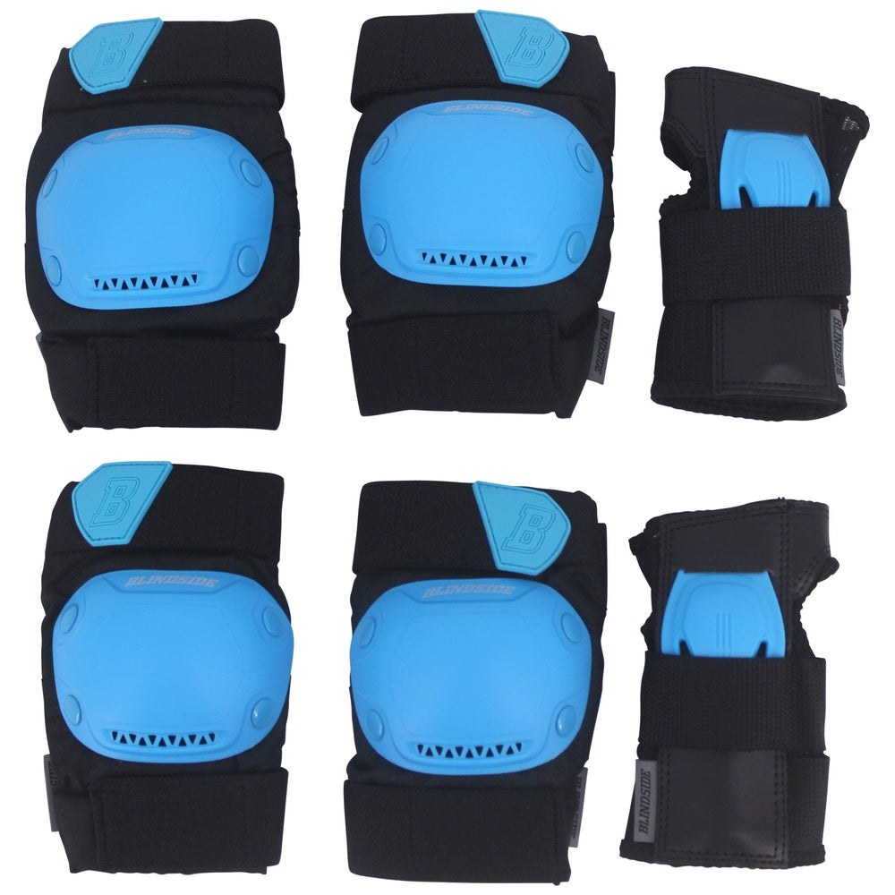 Blindside Protective Gear Pads Set S Blue