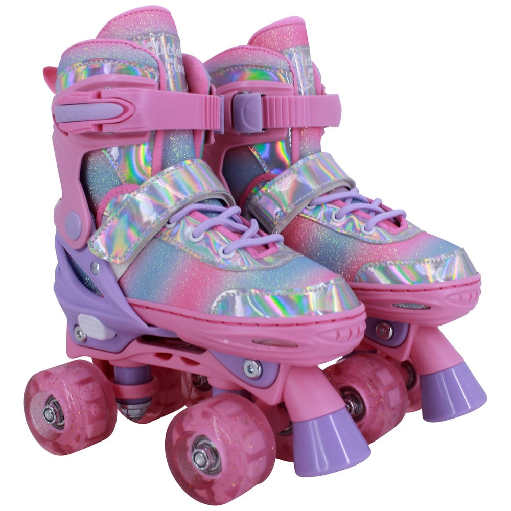 Glitter Glow Quad Skates 9-12