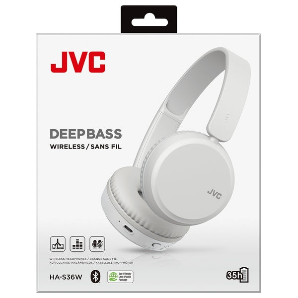 Jvc Wireless Bluetooth On Ear Headphones White