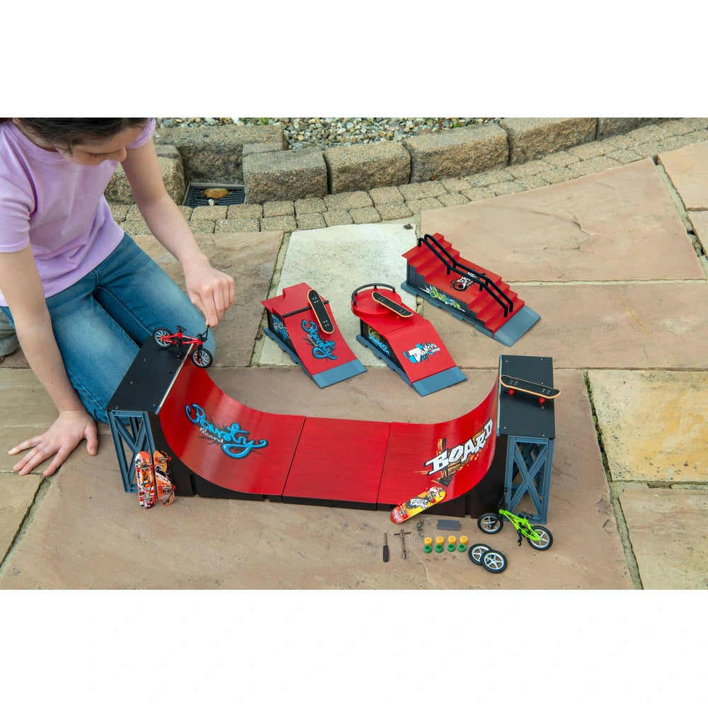 Skate Park Finger Skateboard Ramp Step Set