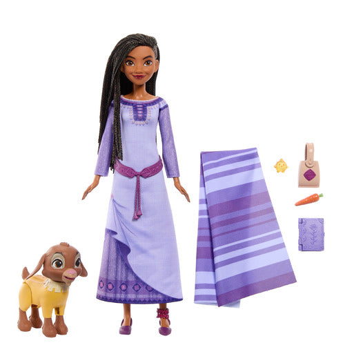 Disney Wish Asha Of Rosas Fashion Doll Adventure Pack