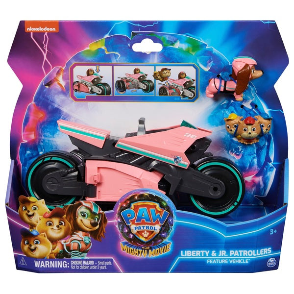 Paw Patrol The Mighty Movie Liberty’s Superhero Scooter And Junior Patrollers