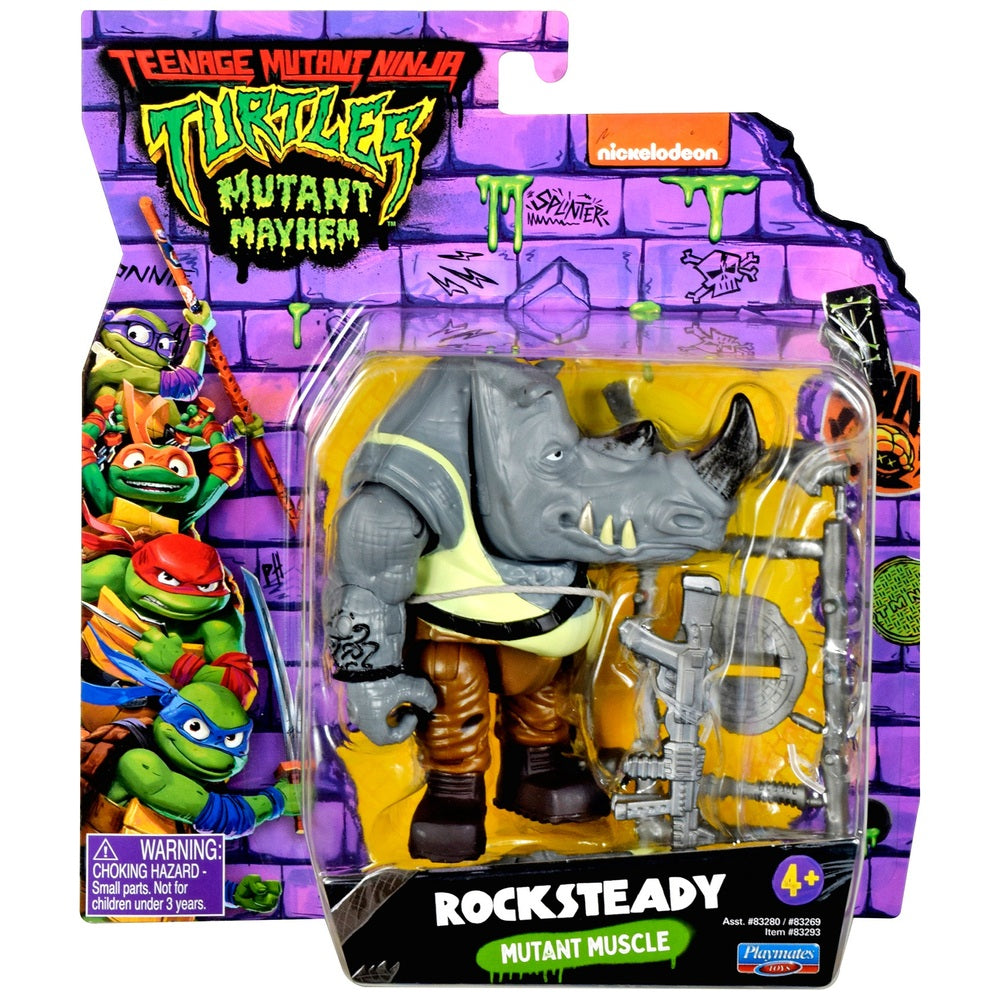 Teenage Mutant Ninja Turtles Mutant Mayhem Basic Figure - Rocksteady