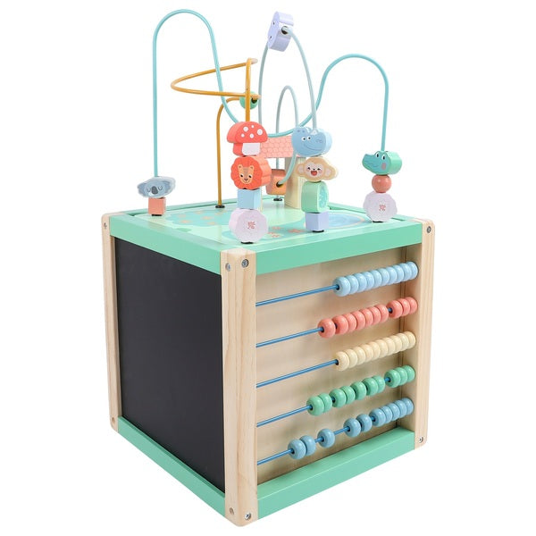 Squirrel Play Safari 5 In 1 Wooden Activity Cube