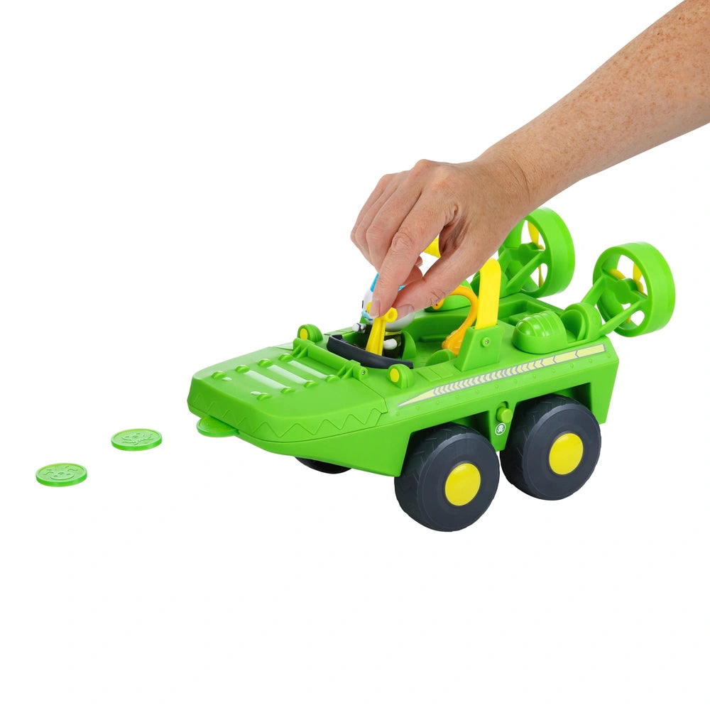 Octonauts Deluxe Toy Vehicle & Figure, Gup-K And Captain Barnacles Pack