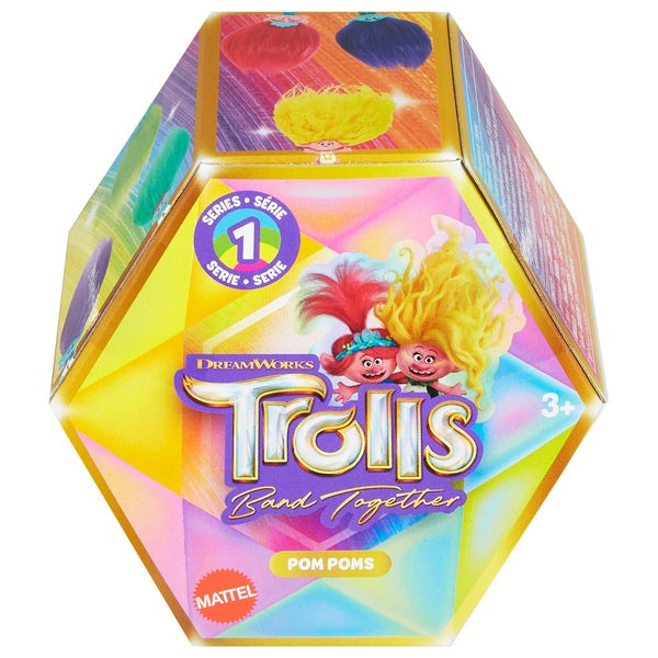 Trolls 3 Band Together Pom Poms Keychain Assortment