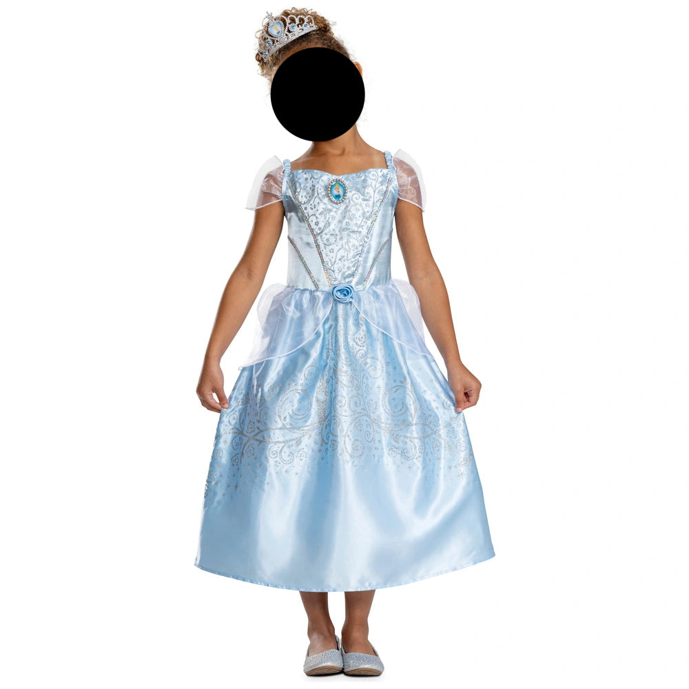 strapless open back dress Disney Princess Cinderella Dress Up Set