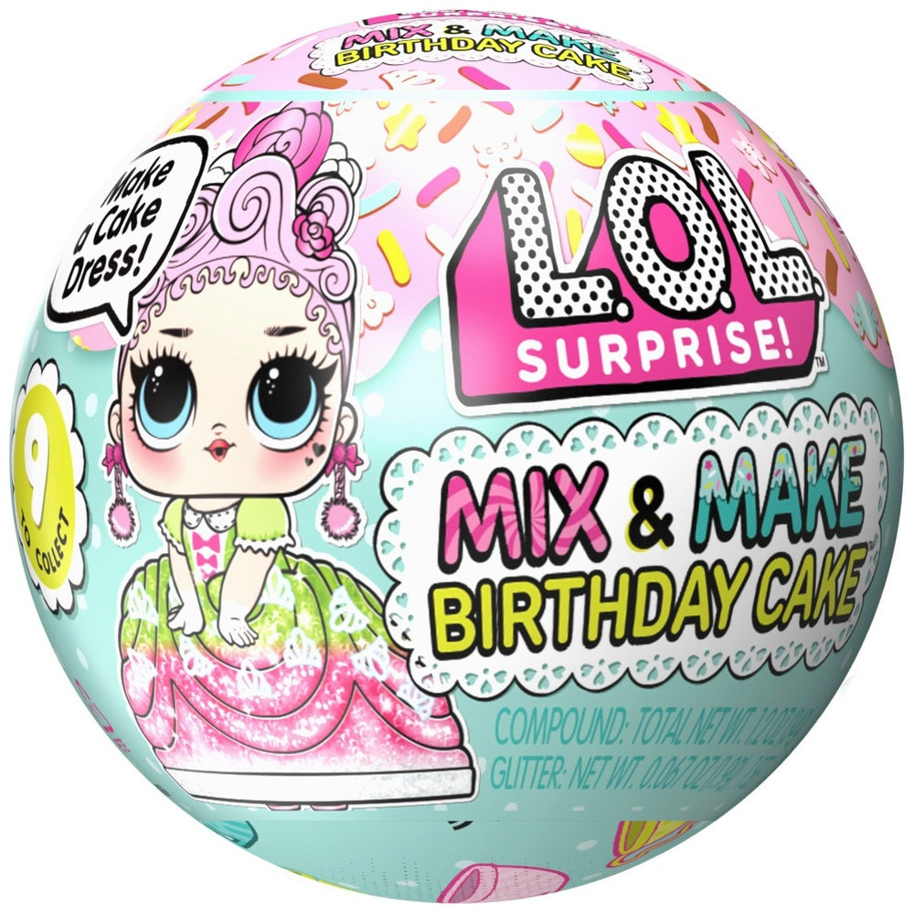 L.o.l. Surprise! Doll Mini Mix & Make Birthday Cake Assortment