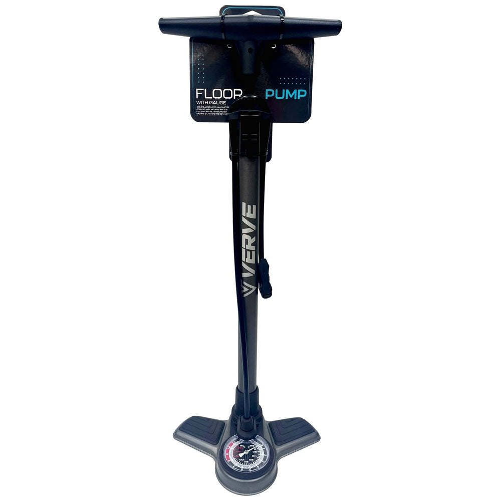 Verve Steel Floor Pump With Gauge