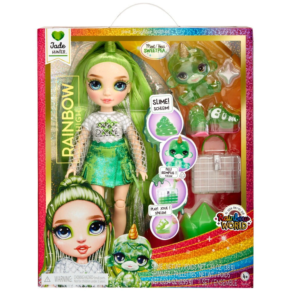 Rainbow High Classic Rainbow Fashion Doll Jade (Green)